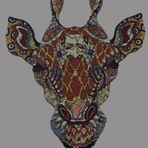 Giraffe Statue in Gold