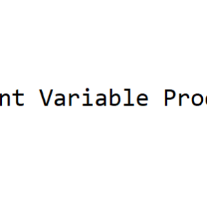 Variable Product Image Test
